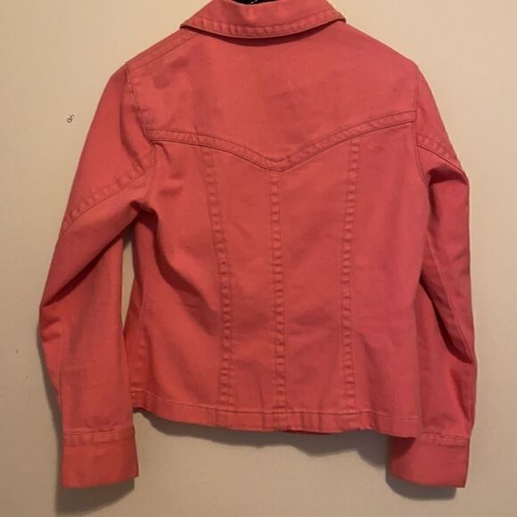Cabi | Pink Western Zip Jean Jacket #254 | M - Picture 5 of 5